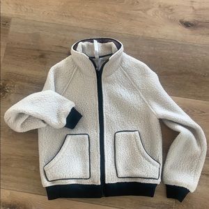 Free people Sherpa teddy jacket